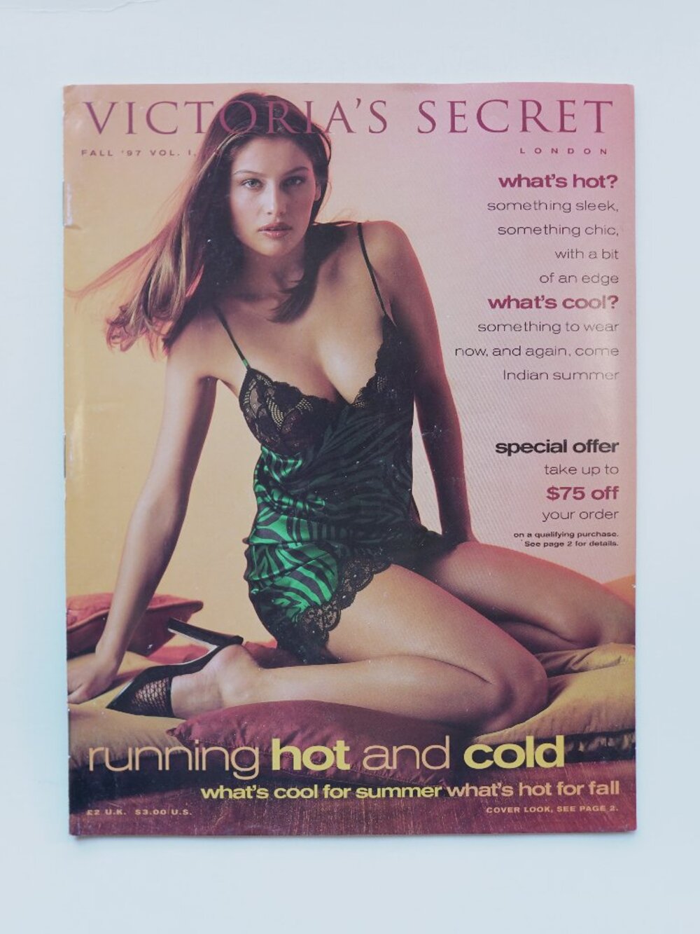 Victoria's Secret London Fall 1997 Vol. 1 Catalog Vintage Lingerie Sexy Chic